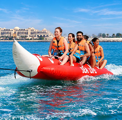Banana Boat Ride in Dubai