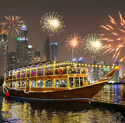 New Year Dhow Cruise Dubai Marina