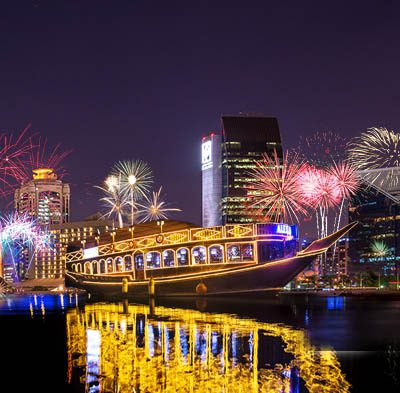 New Year Party in Dubai Creek 2025