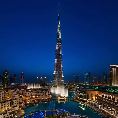 Burj Khalifa with Rooftop Meal