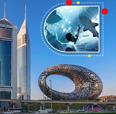 Museum Of the Future with Dubai Aquarium Underwater Zoo Tickets