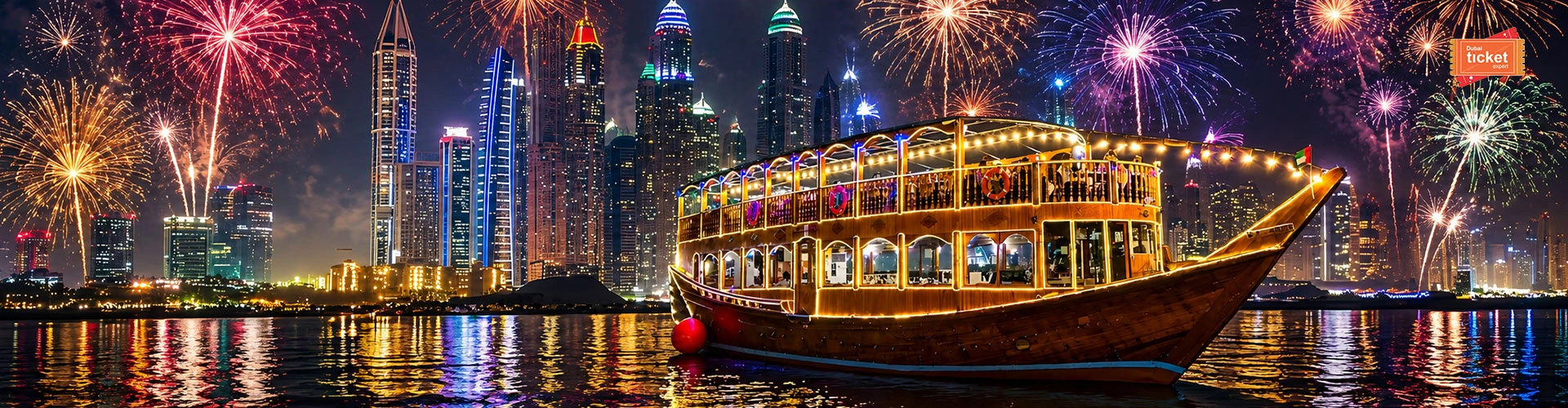 New Year Dhow Cruise Dubai Marina