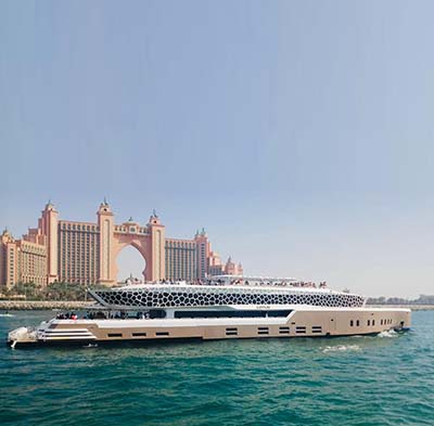 Dubai Mega Yacht Dinner Cruise