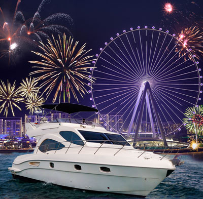 44 Ft Yacht Rental for New Year