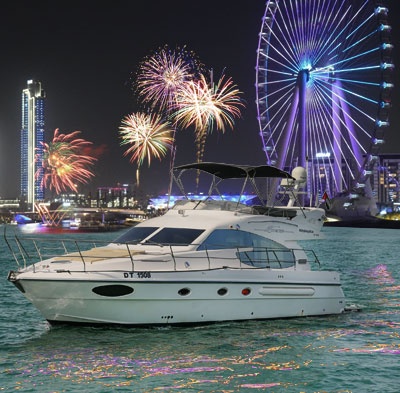 50 Ft Yacht Rental for New Year