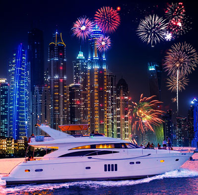 80 Ft Yacht Rental for New Year