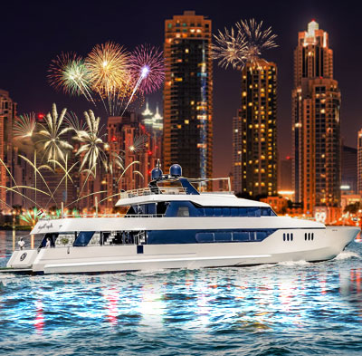 New Year Shared Yacht Tour: 143 Ft