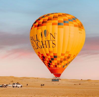 Scenic Balloon Flight with Vintage Car Ride and Breakfast Buffet