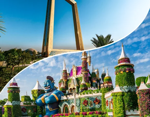Dubai Frame and Dubai Miracle Garden – Combo Tickets