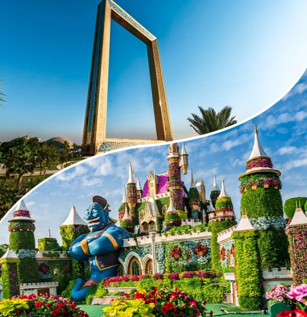 Dubai Frame and Dubai Miracle Garden – Combo Tickets