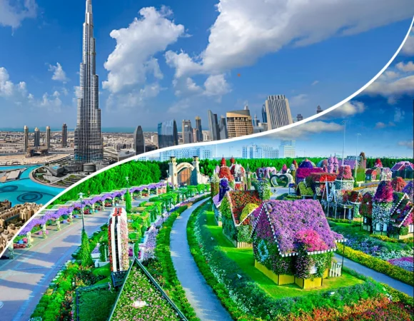 Burj Khalifa and Miracle Garden – Combo Tickets