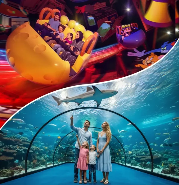 Warner Bros and National Aquarium Abu Dhabi Combo Tickets