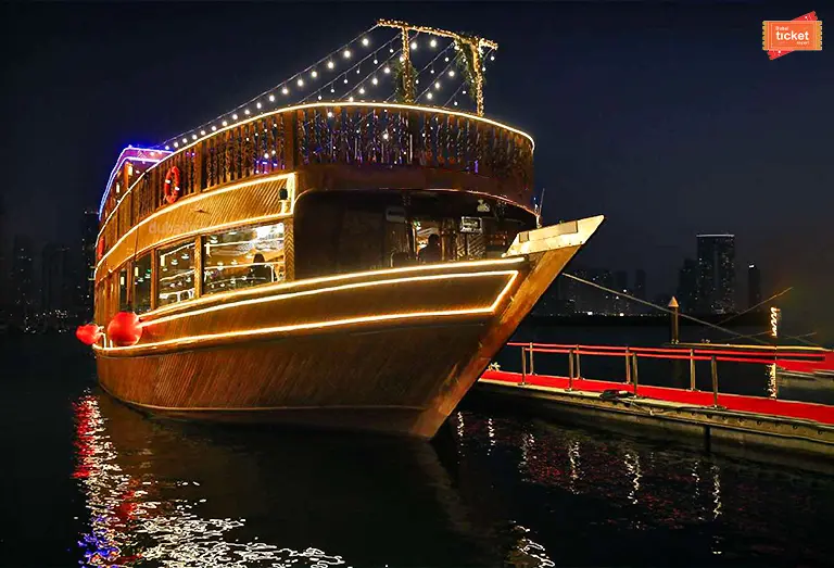 dining with marina views