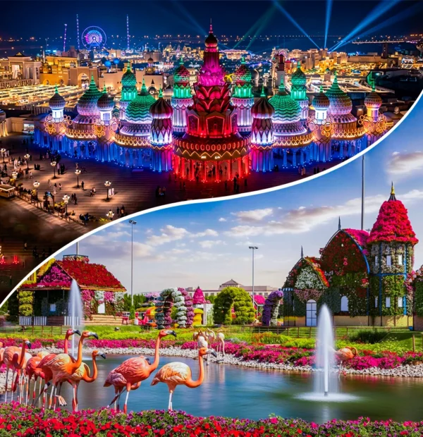 Global Village with Miracle Garden Combo Tickets