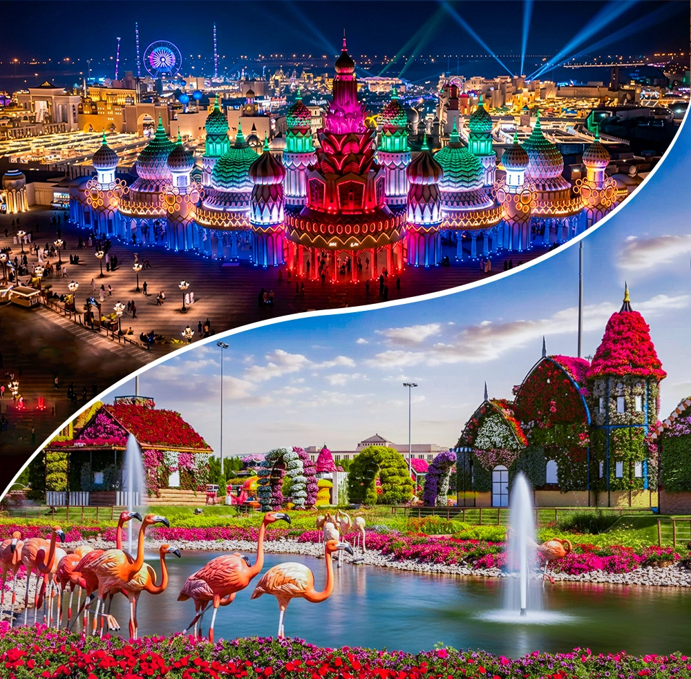 Global Village with Miracle Garden Combo Tickets