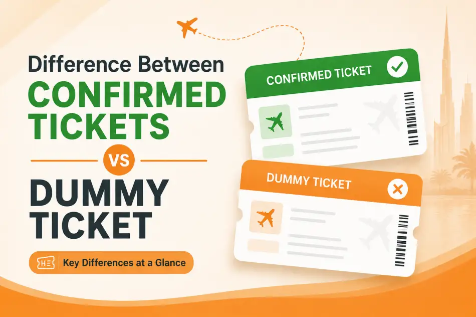 Difference Between Confirmed Tickets and Dummy Ticket